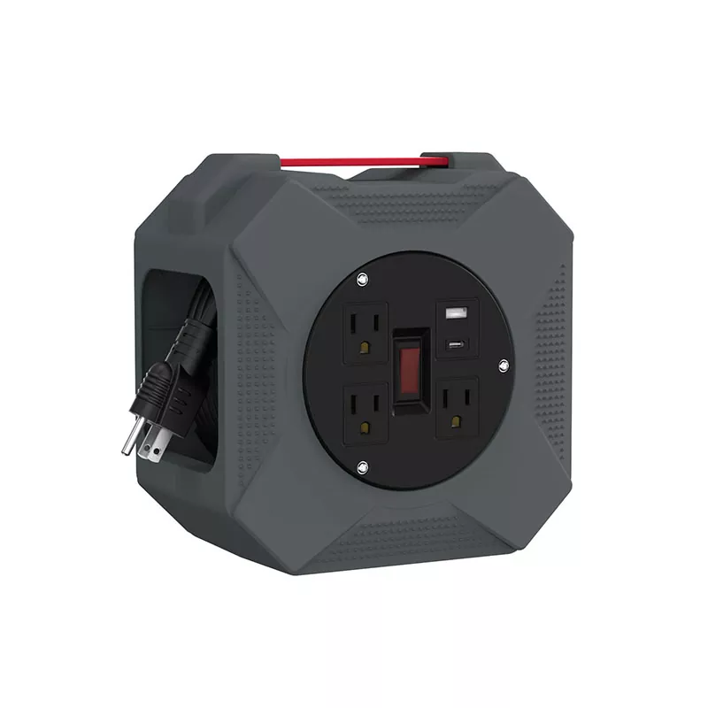 3 výstupy Usb2.4a navijak plastového kábla 45 stôp